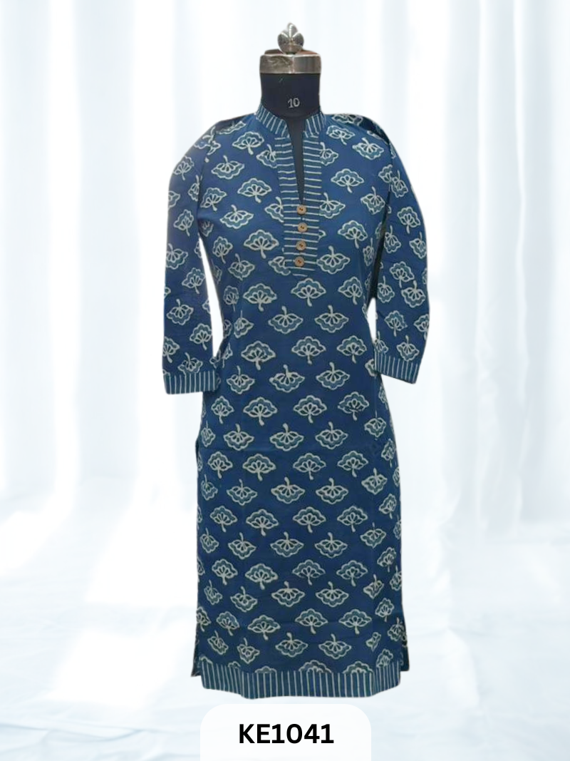 INDIGO COTTON KURTI