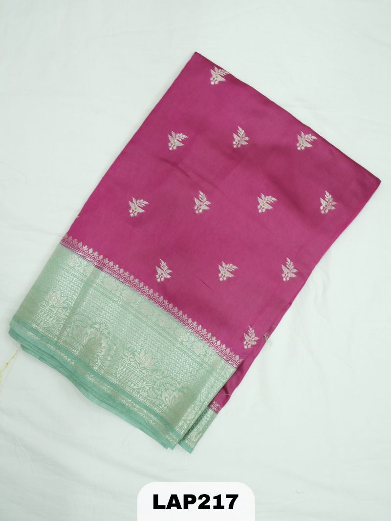 Banaras kora dupion silk saree