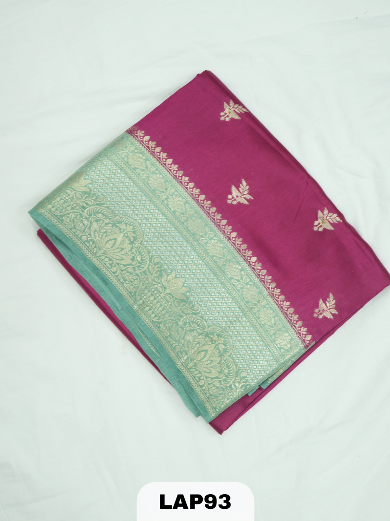 Banaras kora dupion silk saree
