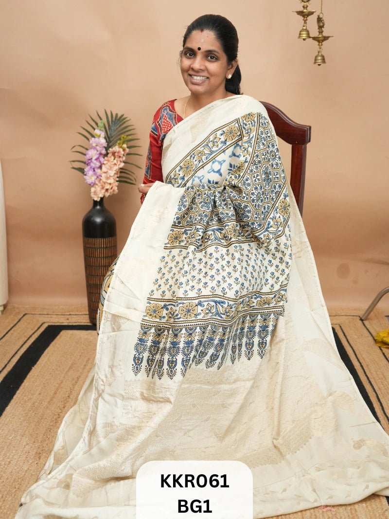 DOLA SILK - AJRAKH HANDBLOCK PRINT