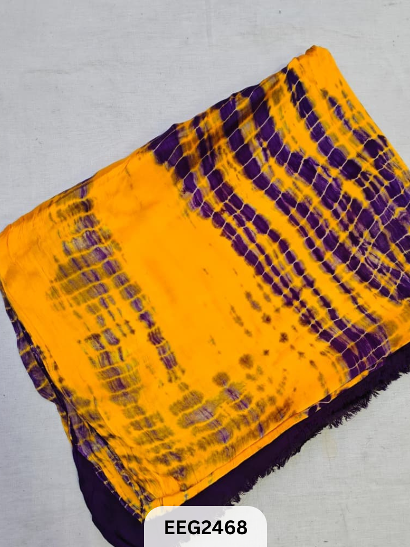 MODAL CLAMP TIE DYE RUNNING FABRIC - 1MTR