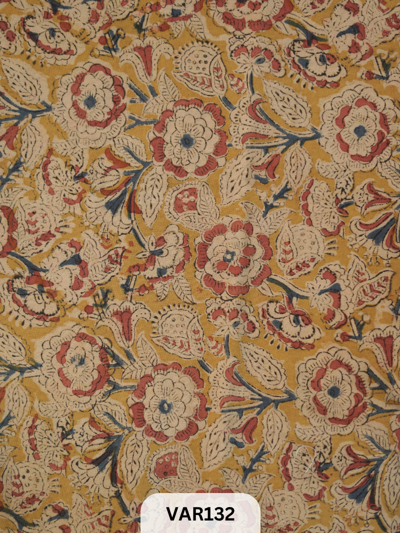 KALAMKARI HANDBLOCK PRINT- FABRIC -1mtr
