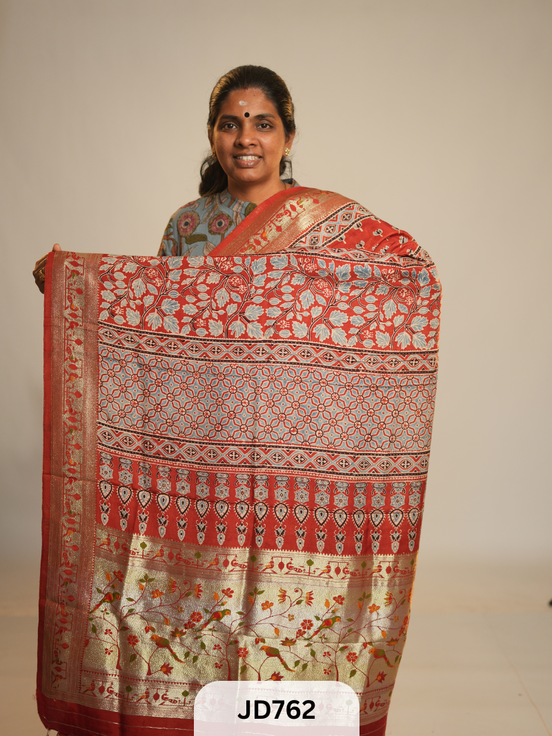 PAITHANI - DOLA WITH MUSLIN SILK SAREE - prebooking 10 days