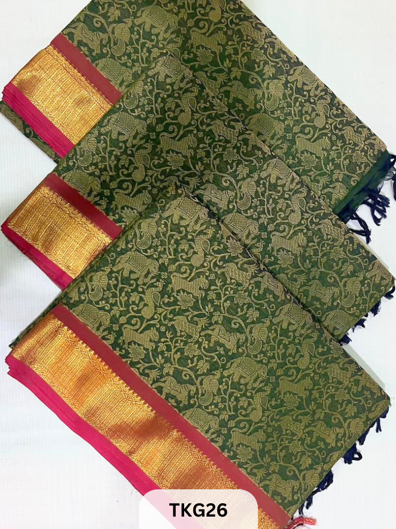 Vanasingaram Kanchi Cotton Saree