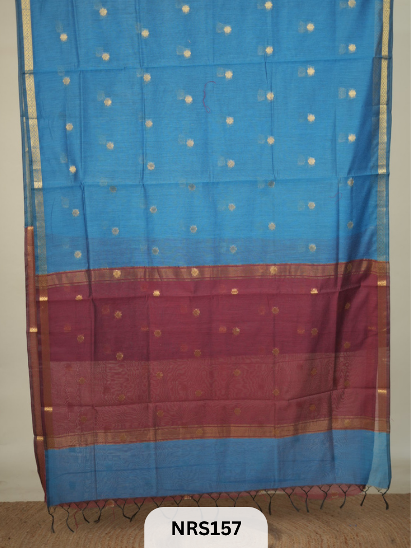 CHANDERI INSPIRED MAHESWARI SAREE