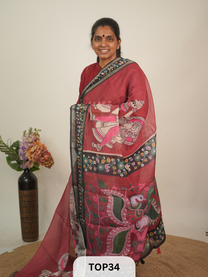 LINEN COTTON SAREE
