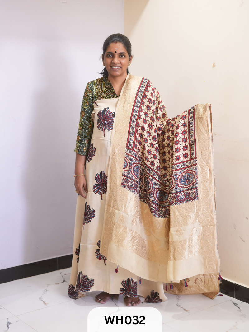 2.5MTR MODAL TOP AND 2.5MTS DOLA DUPPATA SALWAR - ( 10 TO 15DAYS DISPATCH)