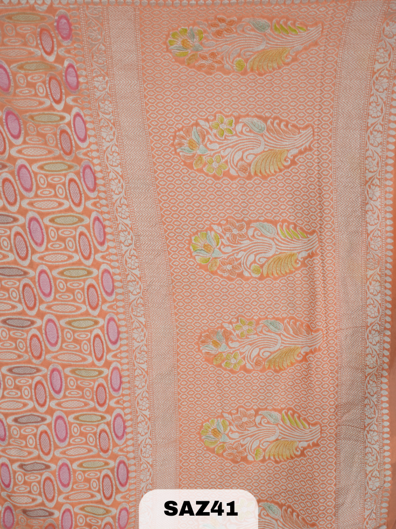 BANARAS PURE KHADI GEORGETTE WITH RANGKAAT SAREE