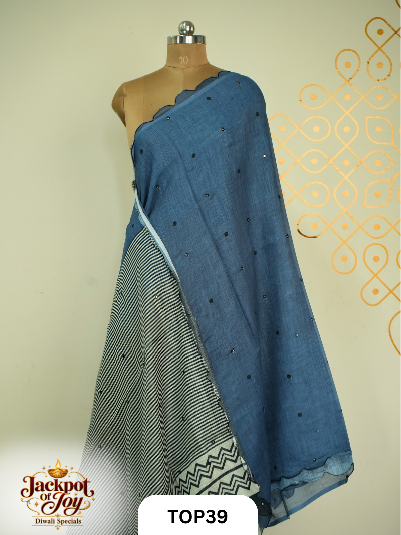 Fancy Foil Saree