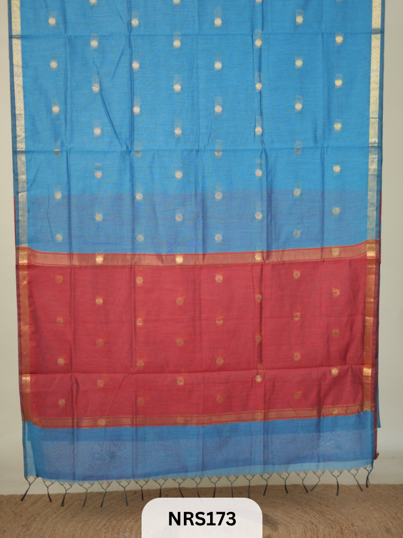 CHANDERI INSPIRED MAHESWARI SAREE