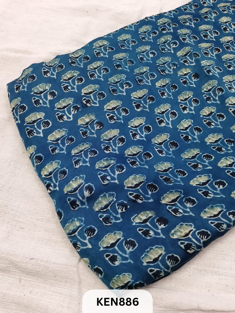 AJRAKH MODAL SILK HANDBLOCK PRINT FABRICS