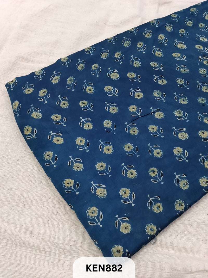 AJRAKH MODAL SILK HANDBLOCK PRINT FABRICS