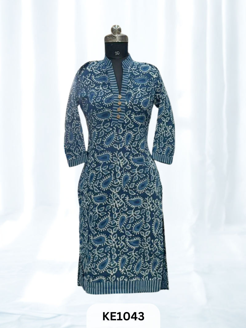 INDIGO COTTON KURTI