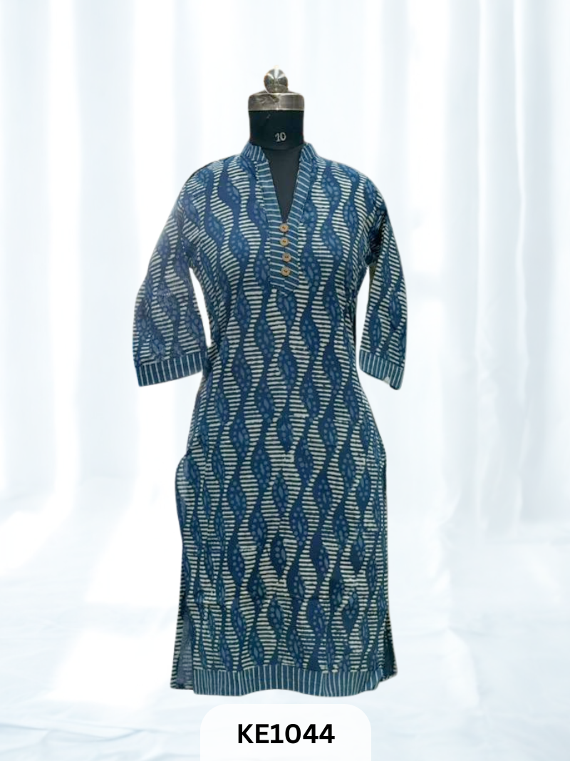 INDIGO COTTON KURTI