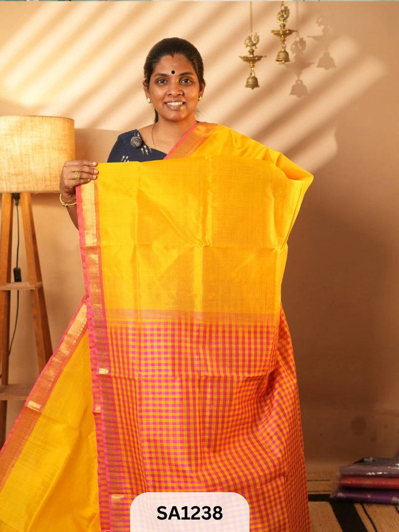 1. PURE HANDLOOM SILK COTTON SAREE-5
