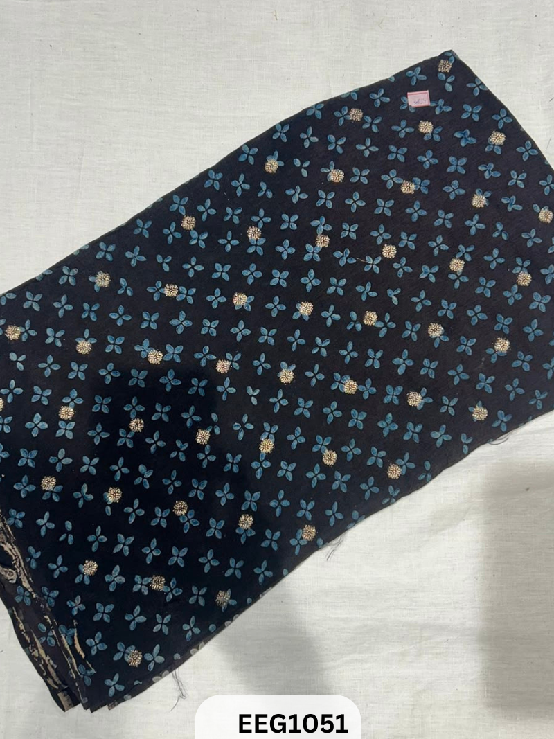 DOLA SILK AJRAKH FABRIC-1MTR