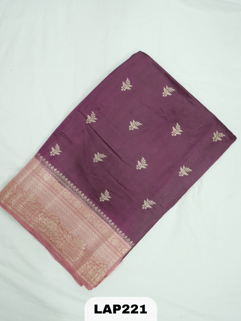 Banaras kora dupion silk saree