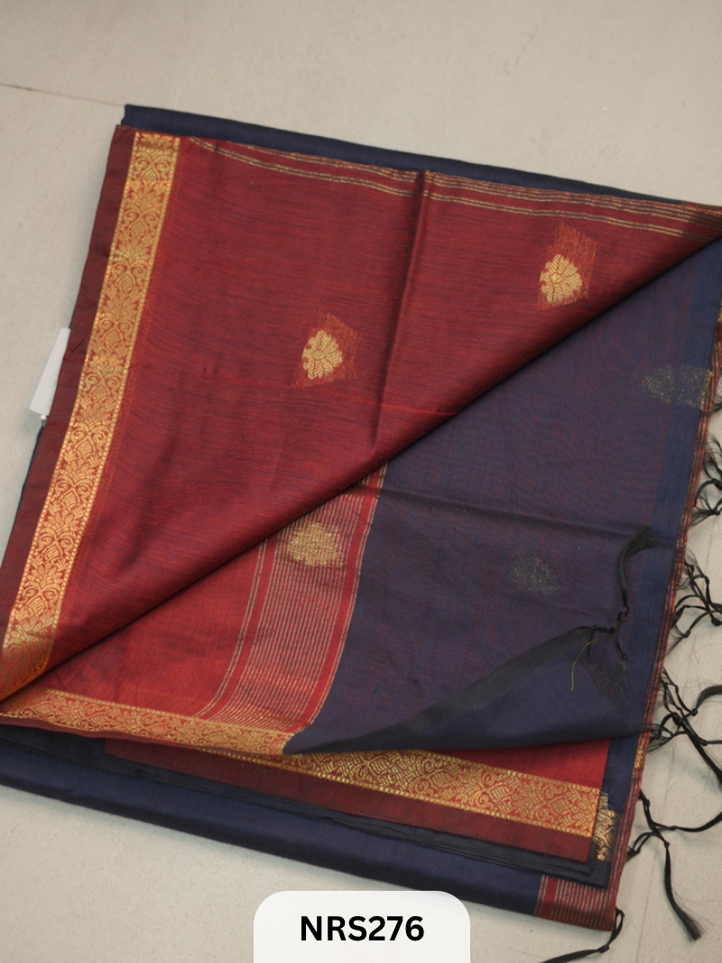 CHANDERI INSPIRED MAHESWARI SAREE