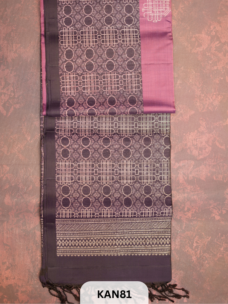 KANCHIPURAM HANDLOOM PURE SOFT SILK
