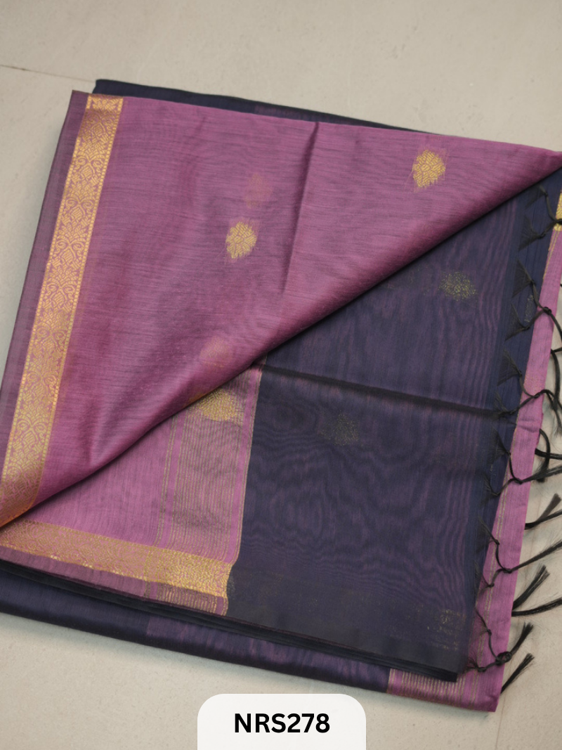 CHANDERI INSPIRED MAHESWARI SAREE