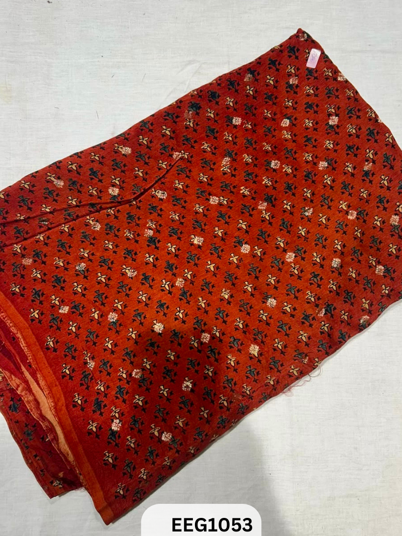 DOLA SILK AJRAKH FABRIC-1MTR