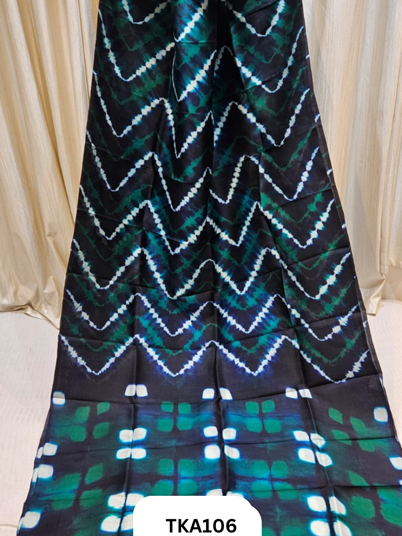 Pure Bishnupuri Silk - Shibori work saree