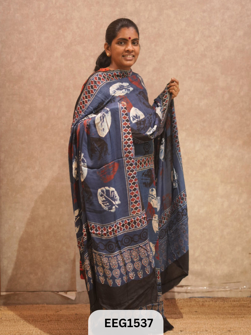 AJRAKH MODAL 2 PCS-UNSTITCHED