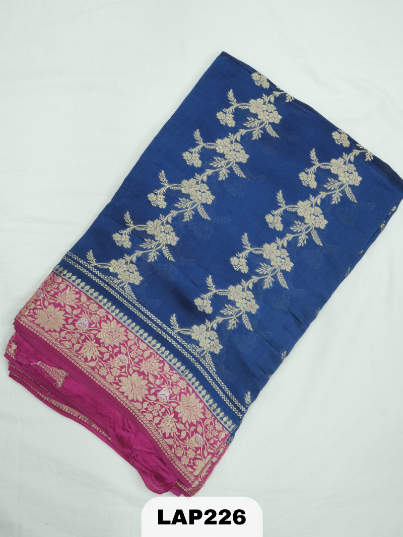 Banaras kora dupion silk saree