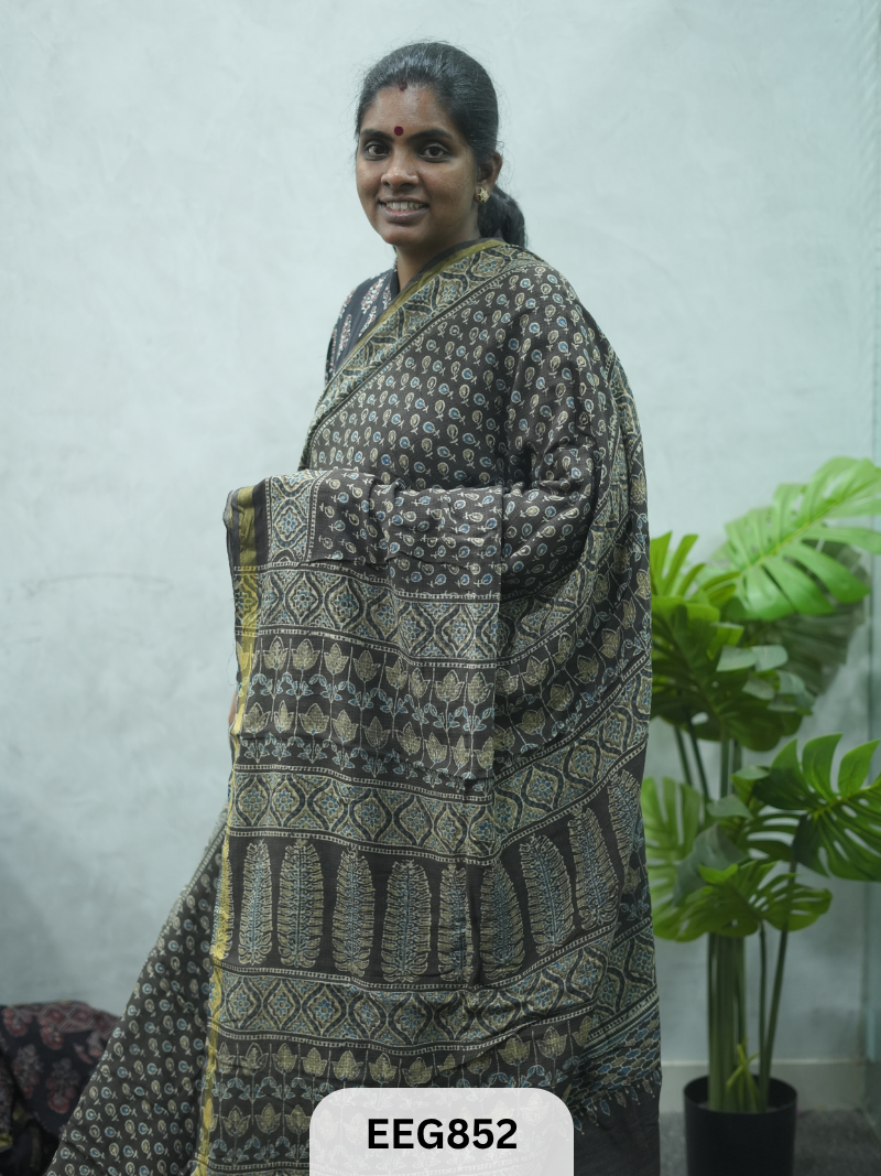 KOTA DORIA AJRAKH SAREE