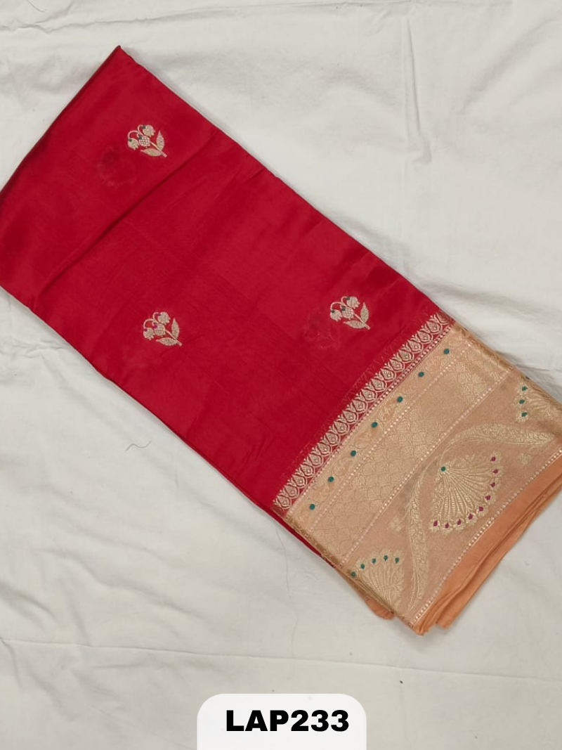 Banaras kora dupion silk saree