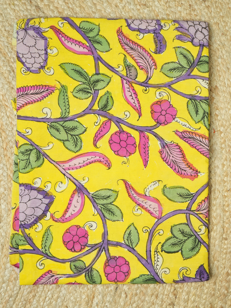 Pen Kalamkari Blouse material