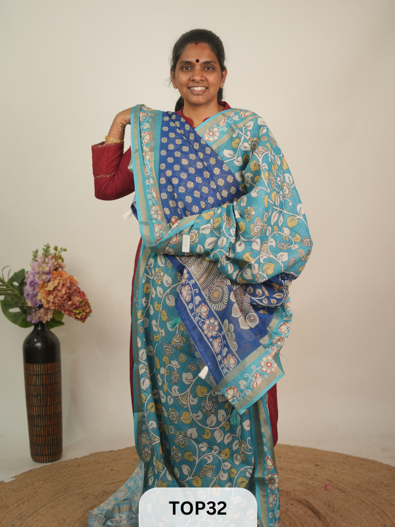 LINEN COTTON SAREE