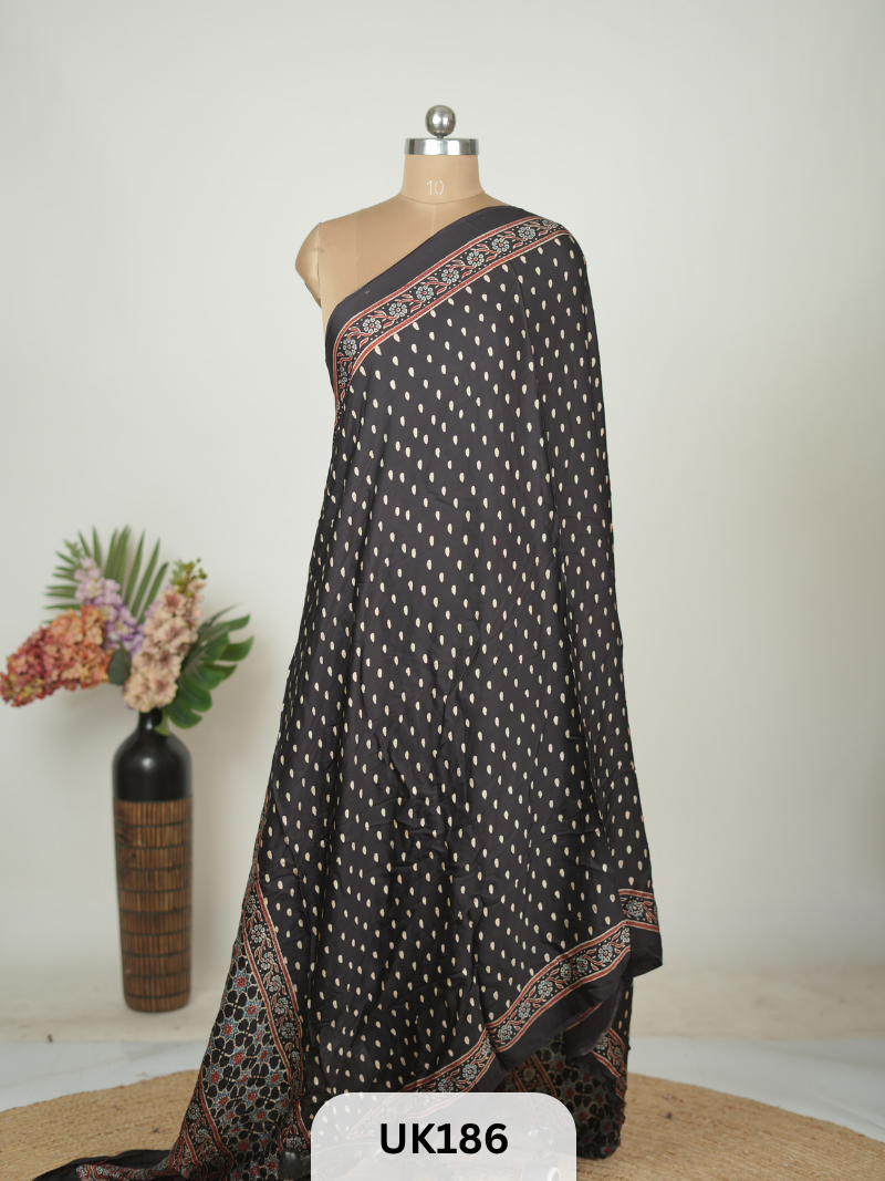 MODAL HANDBLOCK DUPATTA