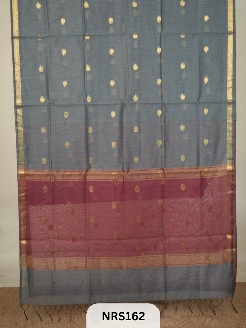 CHANDERI INSPIRED MAHESWARI SAREE