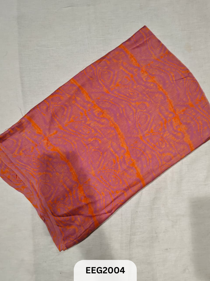 MODAL SILK WITH AJRAKH BATIK HANDBLOCK PRINT - 1MTR