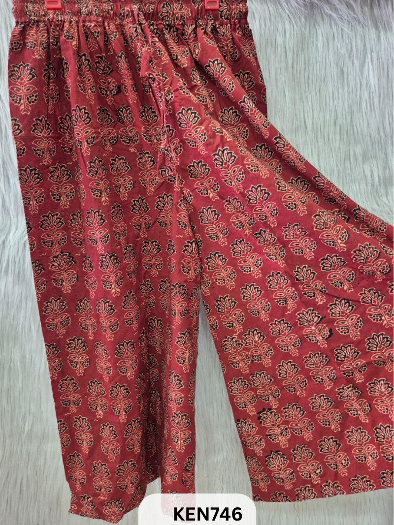 COTTON NATURAL PROCESS PALAZO (22-40INCH)