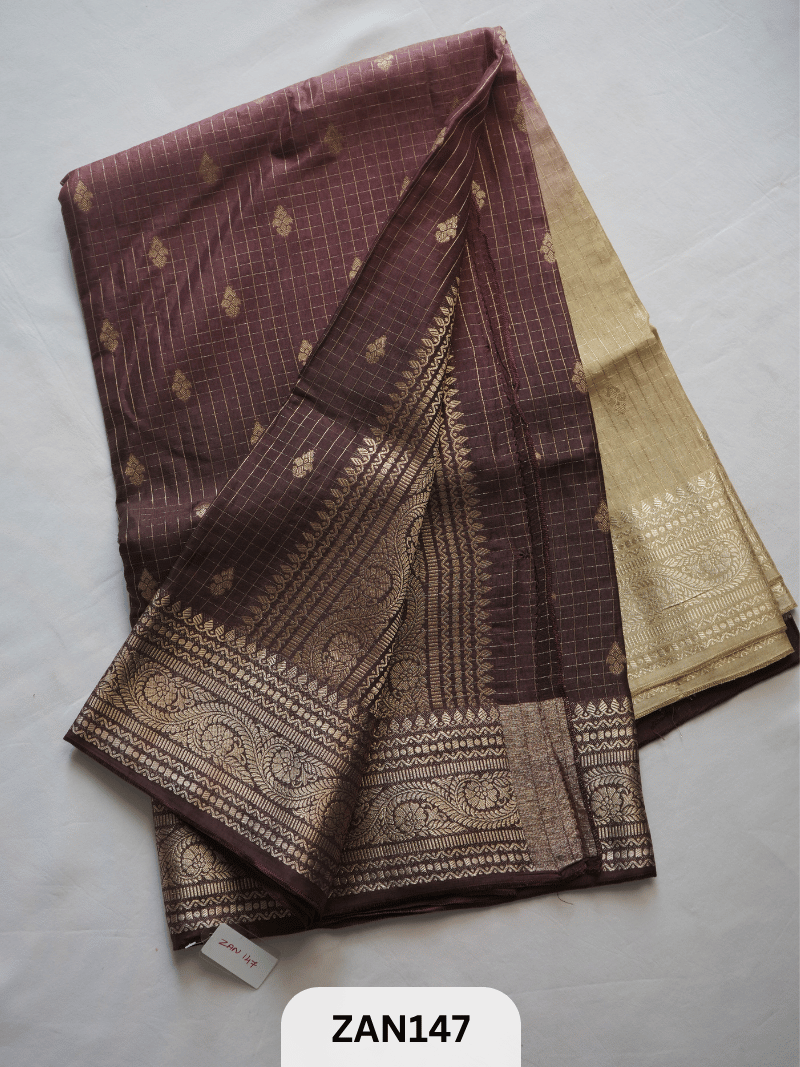 BANARAS RAW SILK DUPION 3 SHADED SAREE