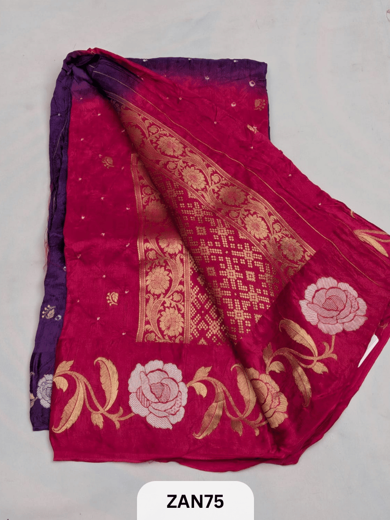 BANARASI WITH BANDHINI SAREE