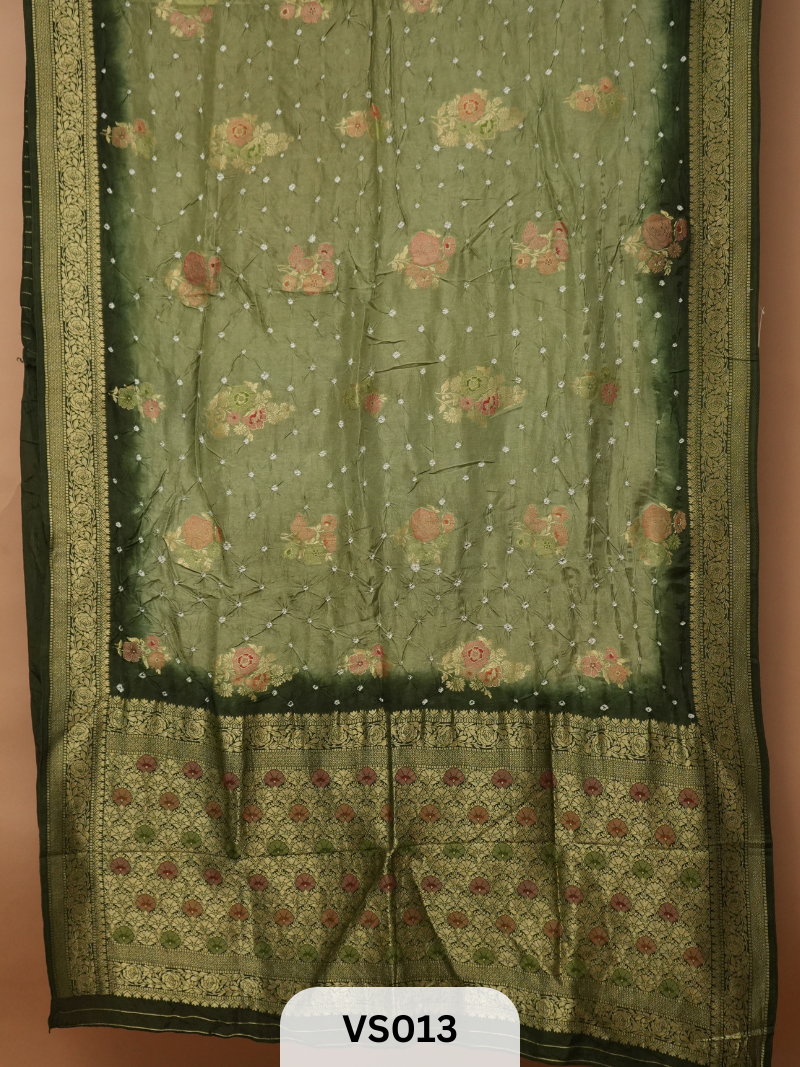 RAW MANGO X BANDHANI SAREE