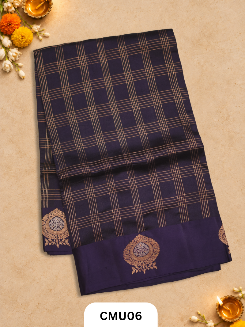 Pure Handloom Banaras Kathan Silk Saree