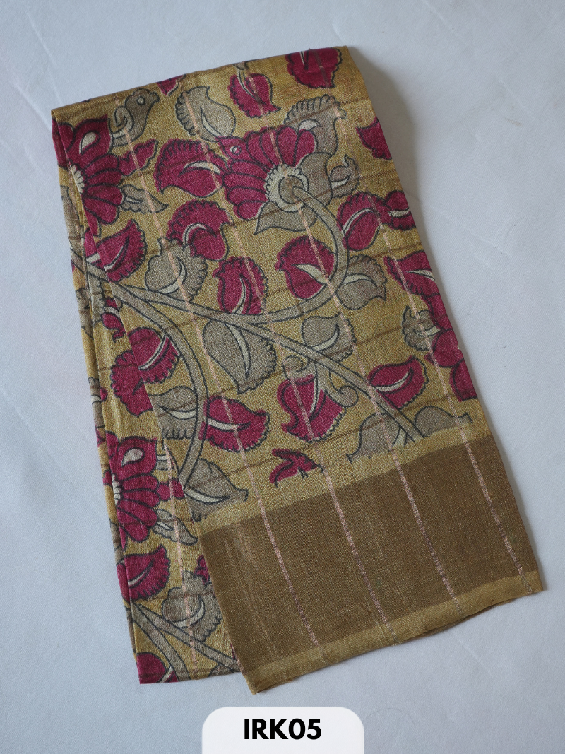 Tussar hand painted blouse -1 mtr