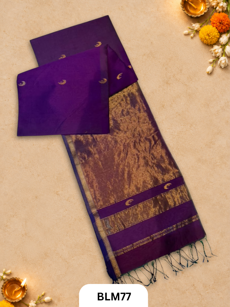 Maheshwari Chand Butti Saree