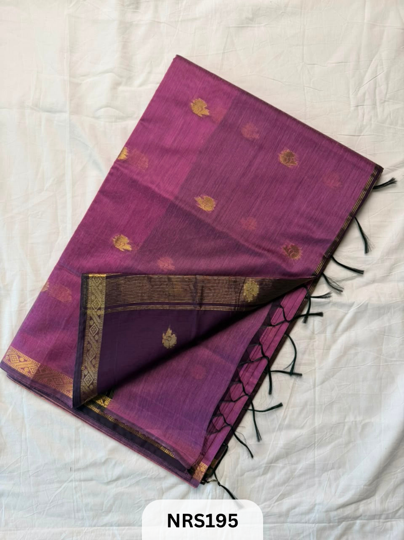 CHANDERI INSPIRED MAHESWARI SAREE
