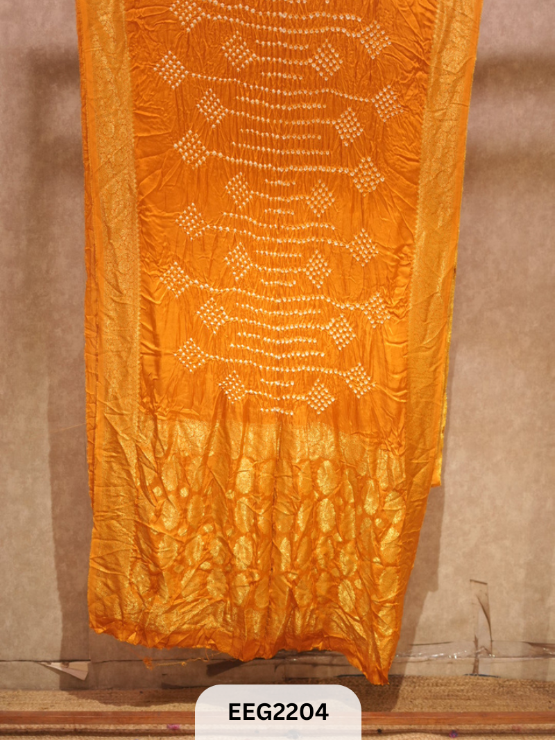 MODAL FUSIOIN SAREE WITH DOLA BORDER - EXCLUSIVE