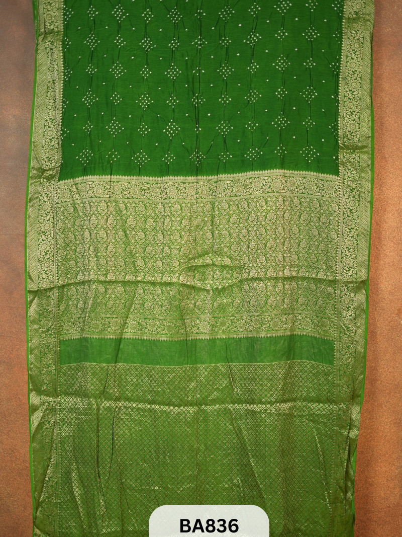 Dola Silk Saree Bandhani work Saree Story with Shanmuga Priya