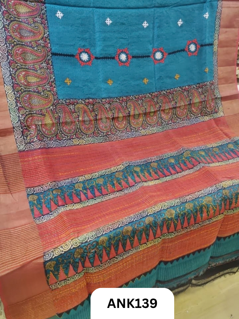 Pure Handloom baluchari Silk Saree