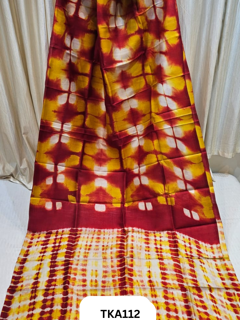 Pure Bishnupuri Silk - Shibori work saree