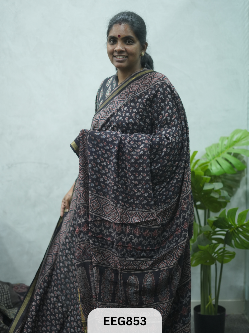 KOTA DORIA AJRAKH SAREE