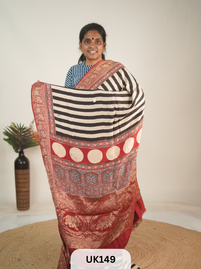 DOLA AJRAKH SAREE