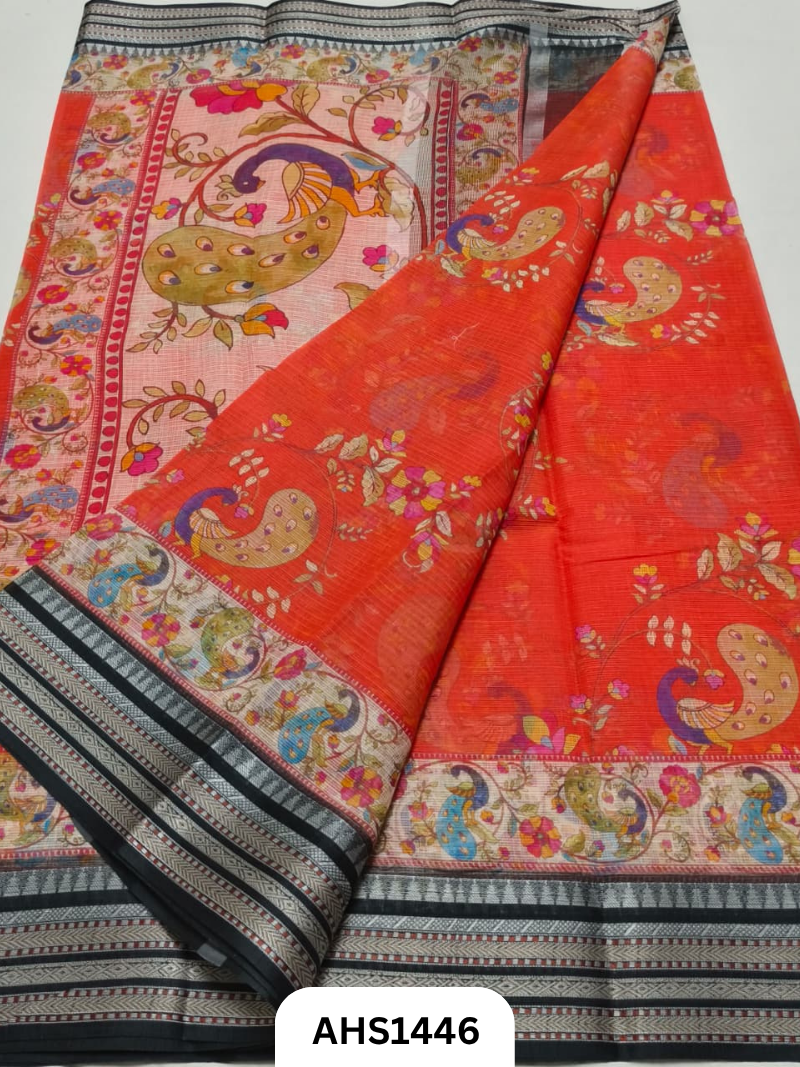 Pure Kota Cotton Digital Print Saree